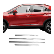 Seitentürleiste Türschutzleiste für Mitsubishi Eclipse Cross 2018-2026 Chrom 4x