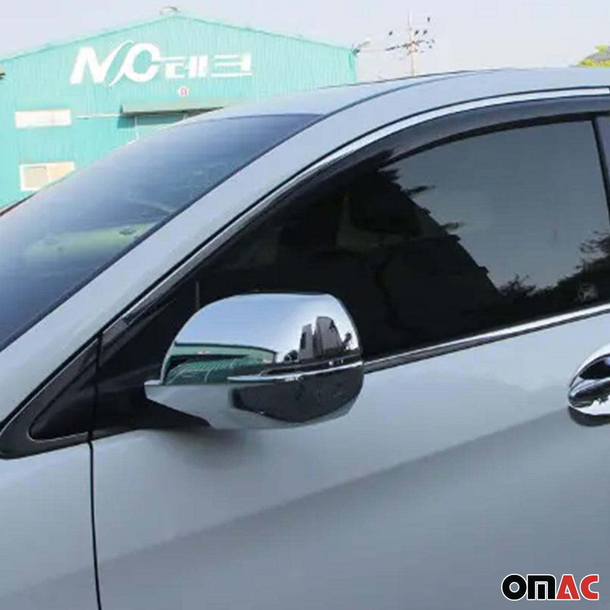 Spiegelkappen Spiegelabdeckung für Honda CR-V 5 2017-2022 Chrom ABS Silber 2tlg