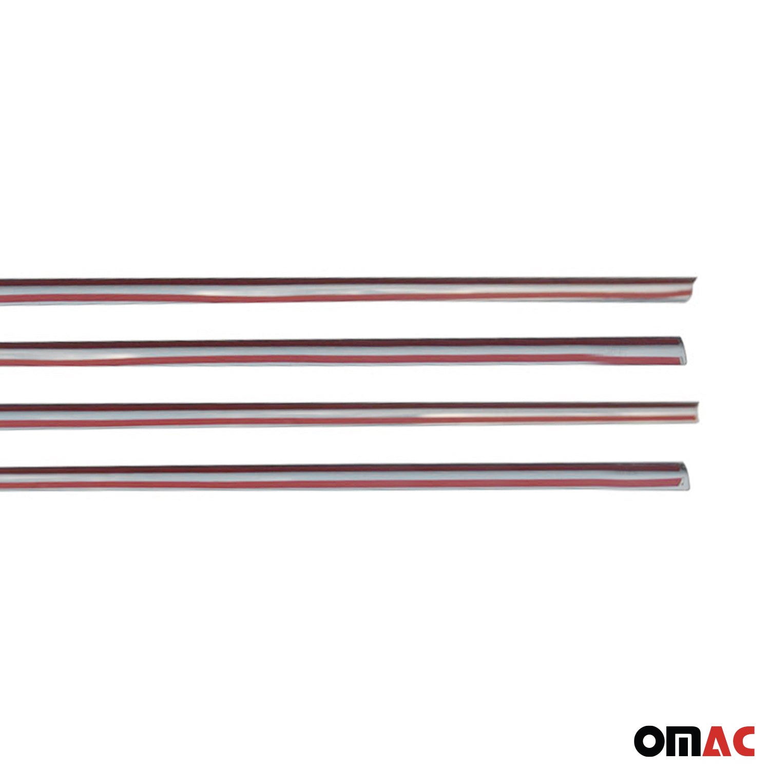 Fensterleisten Zierleisten für Toyota Corolla 2007-13 Stufenheck Edelstahl 4tlg