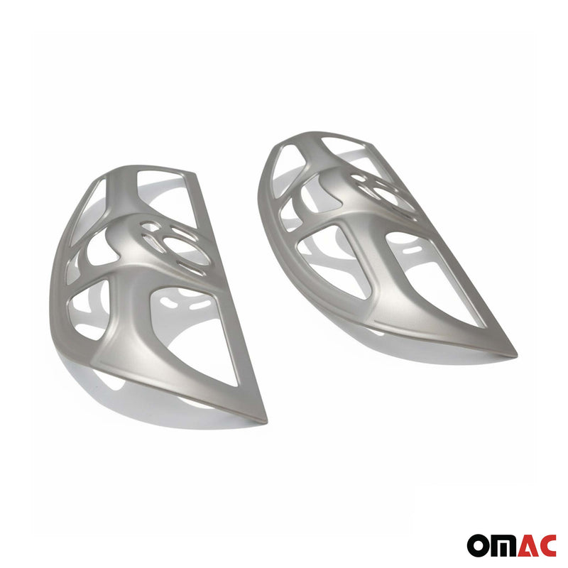 Rücklicht Leisten Heckleuchte für Fiat Doblo 2010-2014 Chrom ABS Matt 2tlg