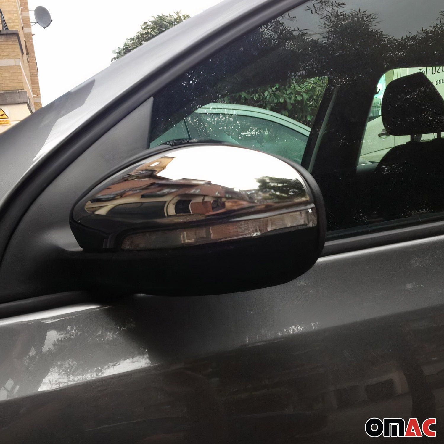 Spiegelkappen Spiegelabdeckung für VW Touran 2010-2015 Edelstahl Chrom 2tlg