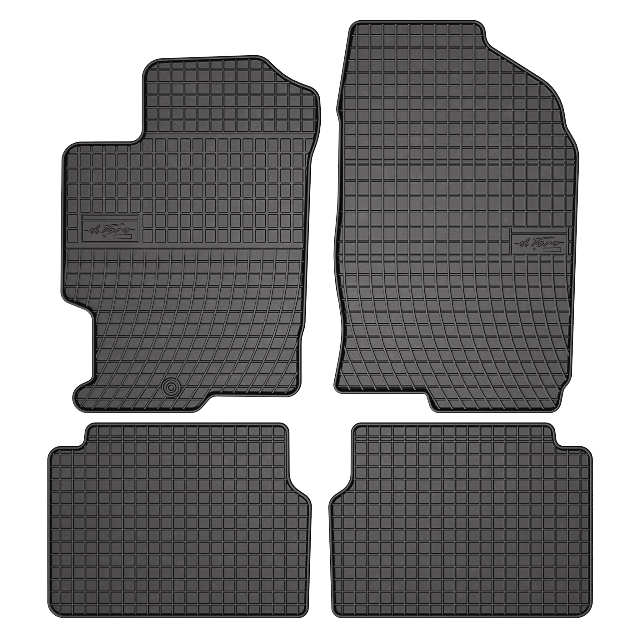 OMAC Gummi Fußmatten für Mazda 6 2002-2007 Automatten Gummi Schwarz 4tlg