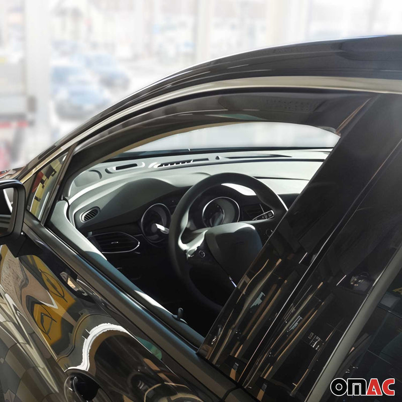 Windabweiser Regenabweiser für Opel Astra K Kombi 2015-2025 Dunkel Acryl 2tlg
