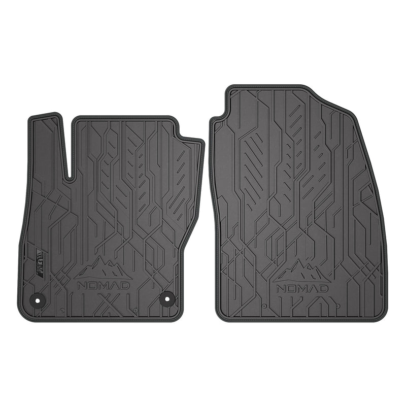 Fußmatten Gummimatten Automatten für Ford Focus mk2 2004-2011 Schwarz Grau 2tlg