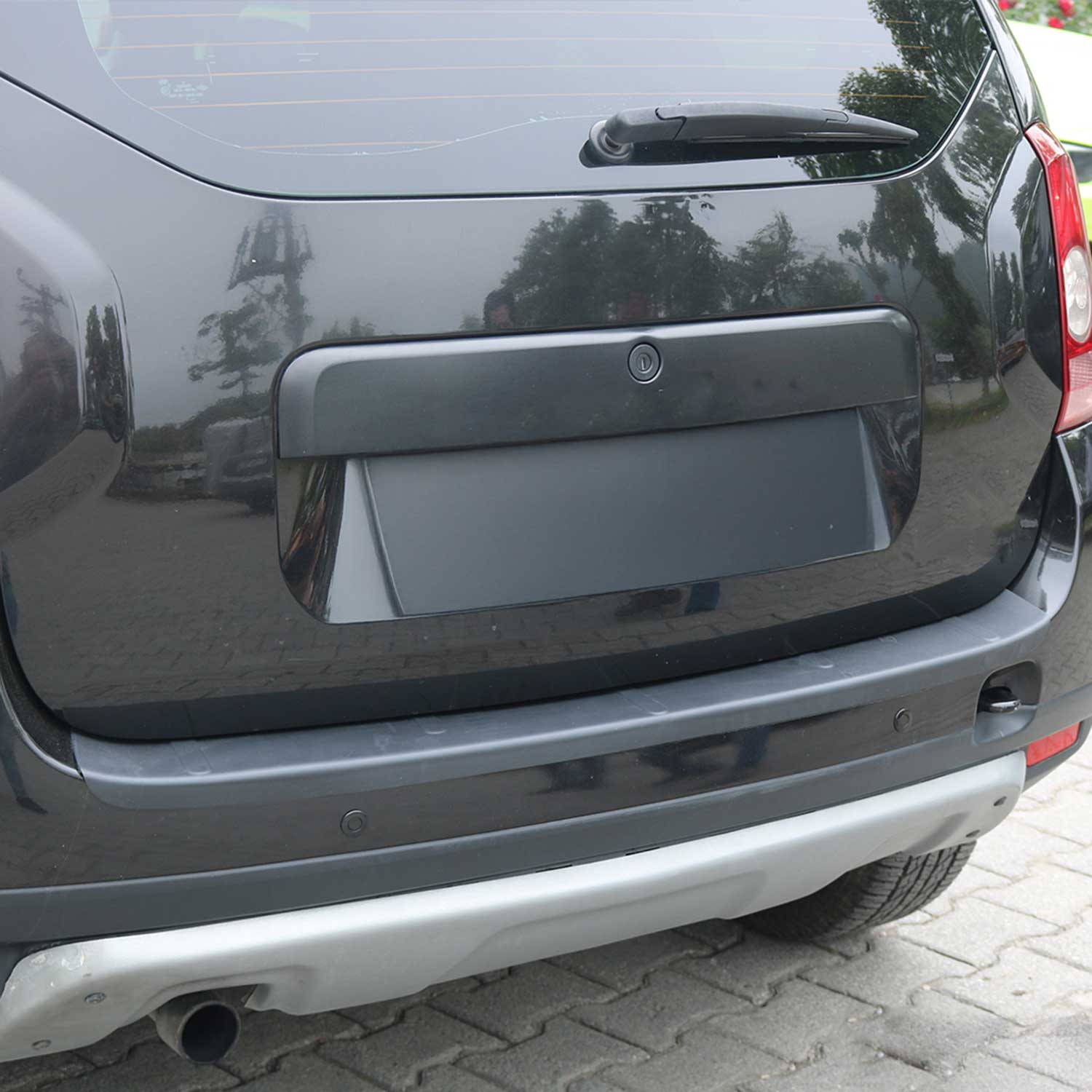 Ladekantenschutz Stoßstange für Dacia Duster I 2010-2017 Acryl matt schwarz