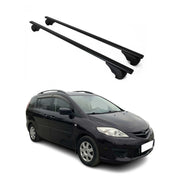 Dachträger Grundtäger für Mazda 5 / Premacy 2005-2010 75kg Metall Schwarz 2 tlg