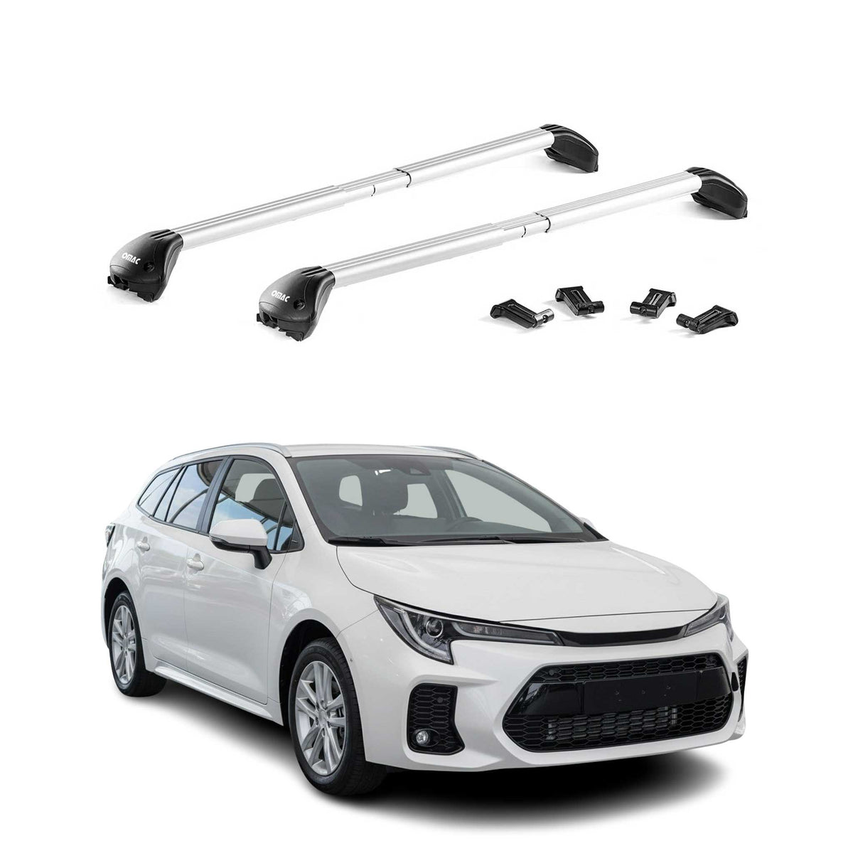 Dachträger Grundtäger für Suzuki Swace 2020-2026 100kg Aluminium Silber ABE
