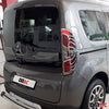 Rücklicht Leisten Heckleuchte für Fiat Doblo 2014-2020 Chrom ABS Silber 2tlg