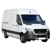 Edelstahl Frontbügel Frontschutzbügel für Mercedes Sprinter 2018-2026 Grau 63 mm
