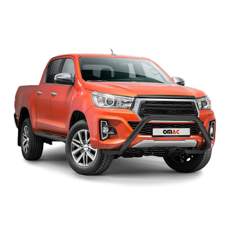 Frontbügel Frontschutzbügel für Toyota Hilux 2018-2022 Edelstahl mit ABE Schwarz