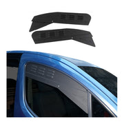 Lüftungsgitter Be & Entlüftung für Citroen Berlingo 2008-2019 Alu Schwarz 2tlg