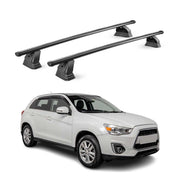 Stahl Dachträger für Mitsubishi ASX I 2010-2022 TÜV Abschließbar 2tlg Schwarz