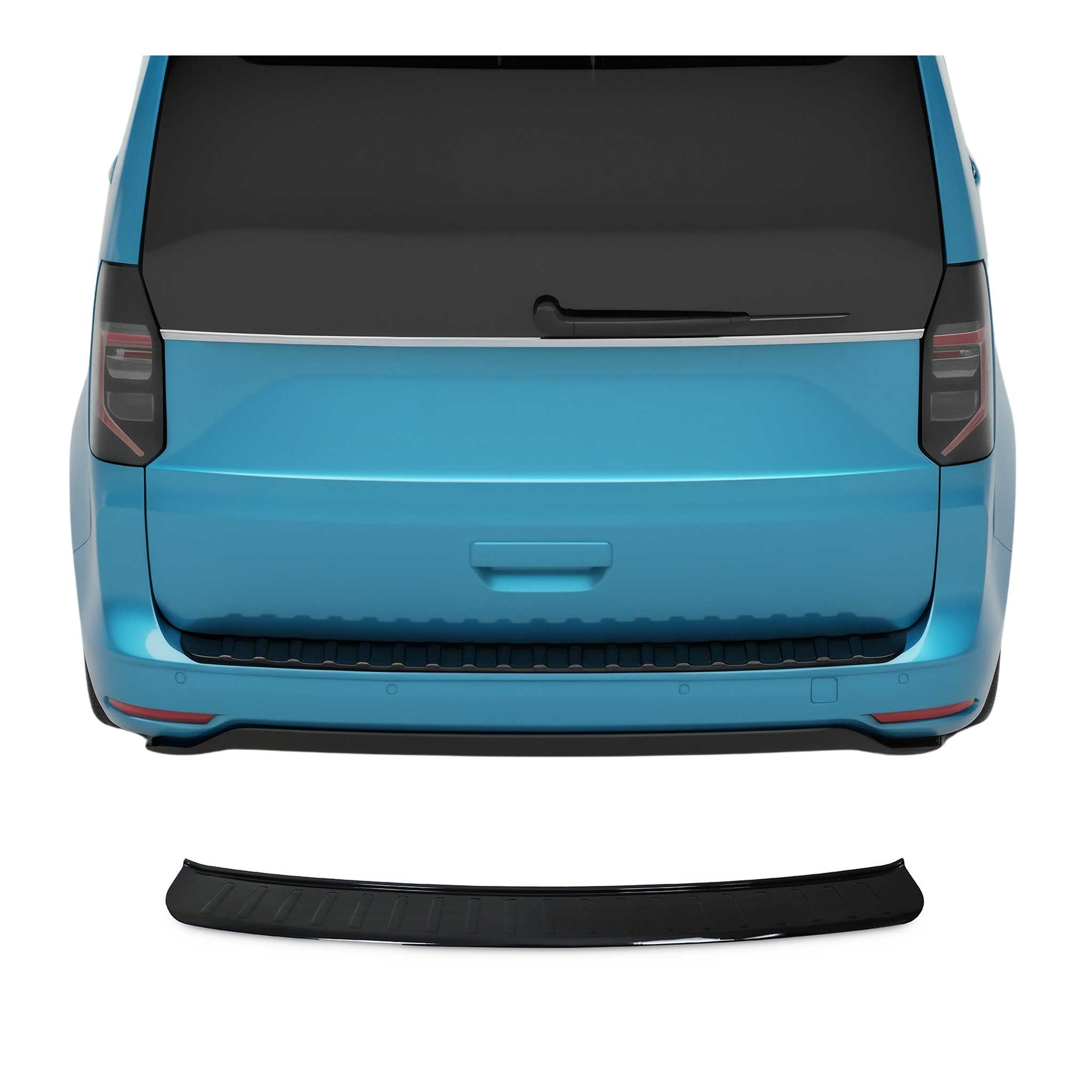 Ladekantenschutz Stoßstange für VW Caddy IV 2020-2026 Acryl glänzend schwarz