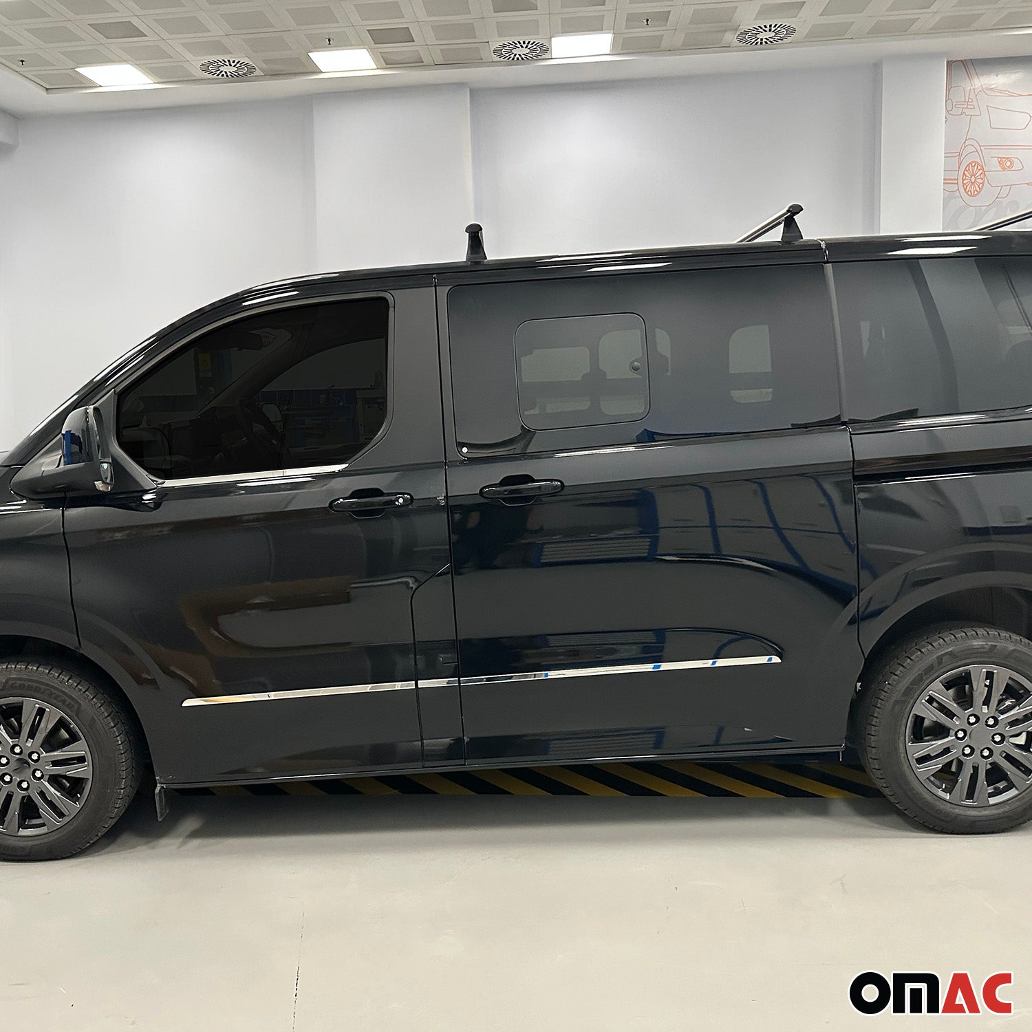 Seitentürleiste Türleiste für VW Transporter T7 2024-2026 Edelstahl 5x
