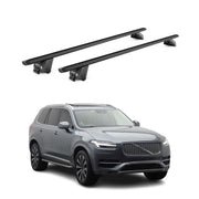 Dachträger Gepäckträger für Volvo XC90 2015-2026 Aluminium Schwarz 2 tlg ABE