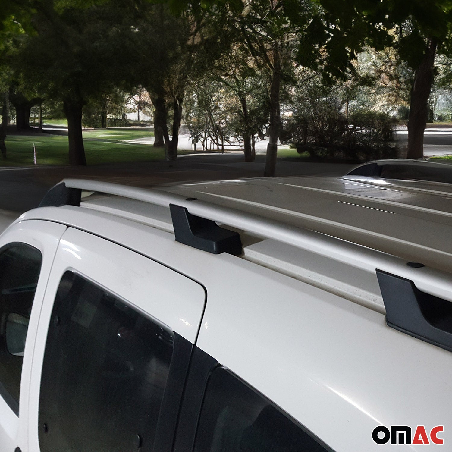 Dachreling + Dachträger SET für Ford Transit 2015-26 L3 Langer Aluminium Silber