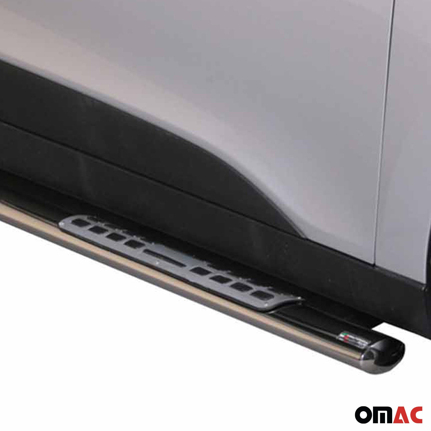 Edelstahl Seitenschweller Schwellerrohre für Hyundai ix35 2009-2015 Silber