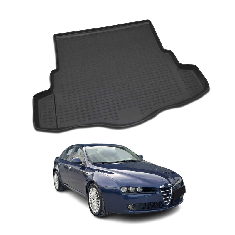 Kofferraummatte Kofferraumwanne für Alfa Romeo 159 2005-2012 Stufenheck Gummi