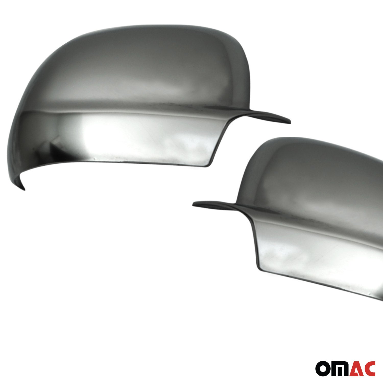 Spiegelabdeckung Spiegelkappen für Seat Cordoba 6K 1999-2002 Dark Abs Chrom