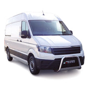Frontbügel Frontschutzbügel für VW Crafter 2017-2026 ø63mm Stahl Silber Schutz