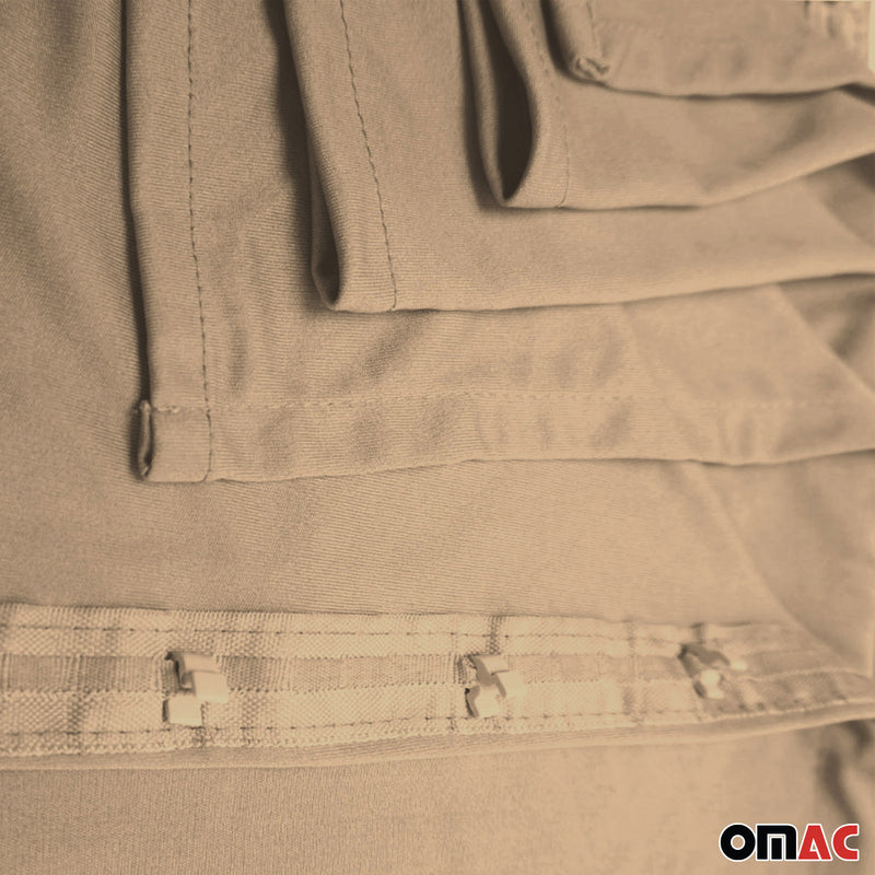 Maß Gardinen für Mercedes Vito Viano W639 W447 Fahrerhaus Abtrennung Beige