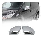 Spiegelkappen Spiegelabdeckung für Ford Connect 2014-19 Pre-FL Chrom ABS Silber