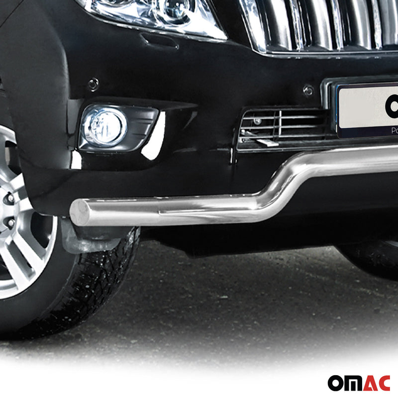 Frontbügel Frontschutzbügel für Toyota Land Cruiser 150 2010-2013 Silber ABE