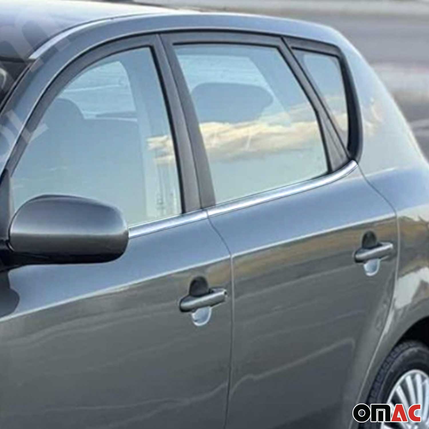 Fensterleisten Zierleisten für Kia Ceed Ceed Schrägheck 2006-2012 Edelstahl 4tlg