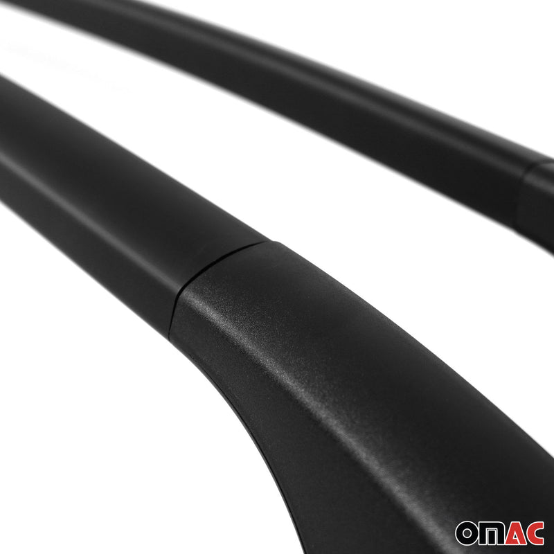 Alu Dachreling Relingträger für Opel Astra H 2004-2010 Schrägheck Schwarz