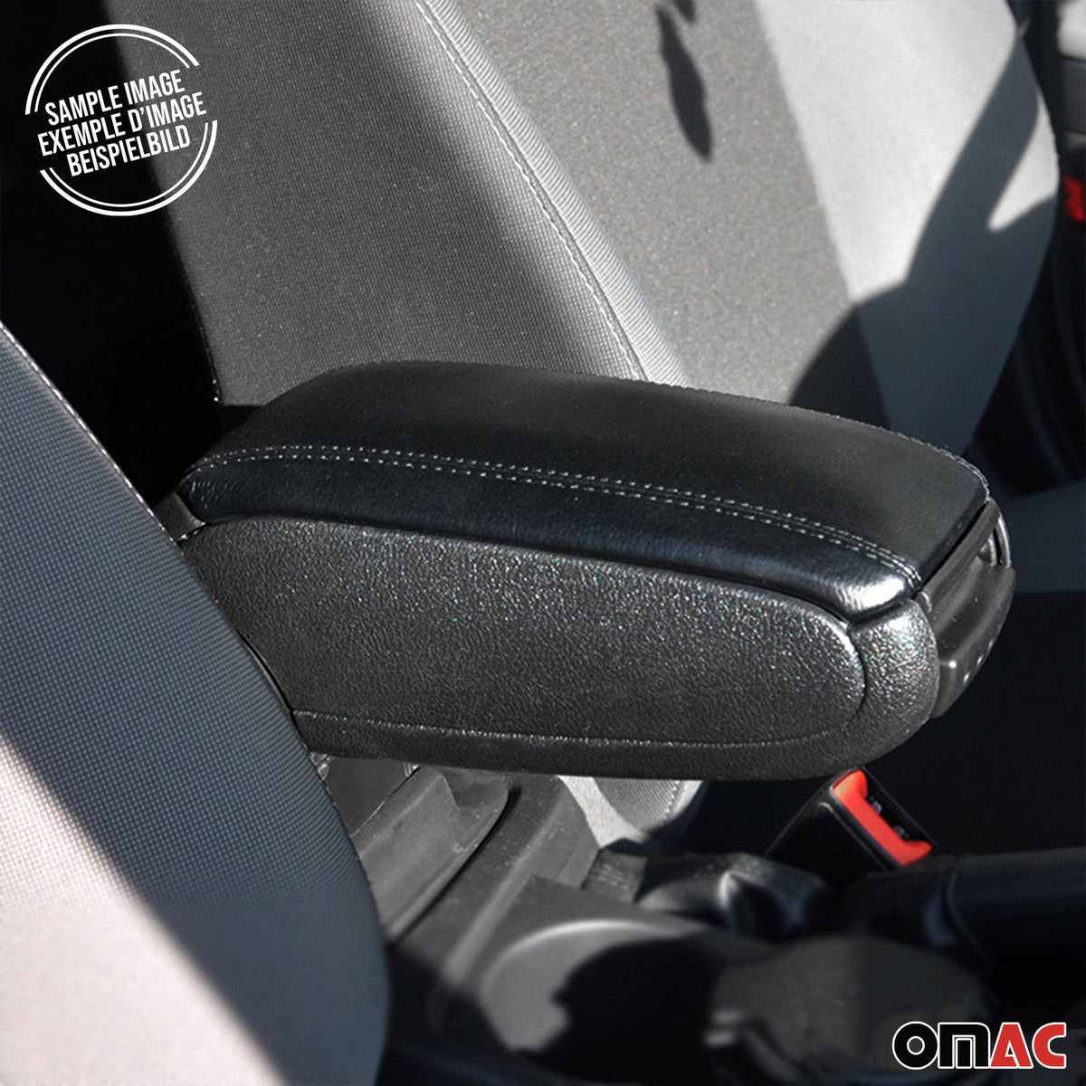 Mittelarmlehne Armlehne für Renault Megane II 2003-2008 PU-Leder ABS Schwarz