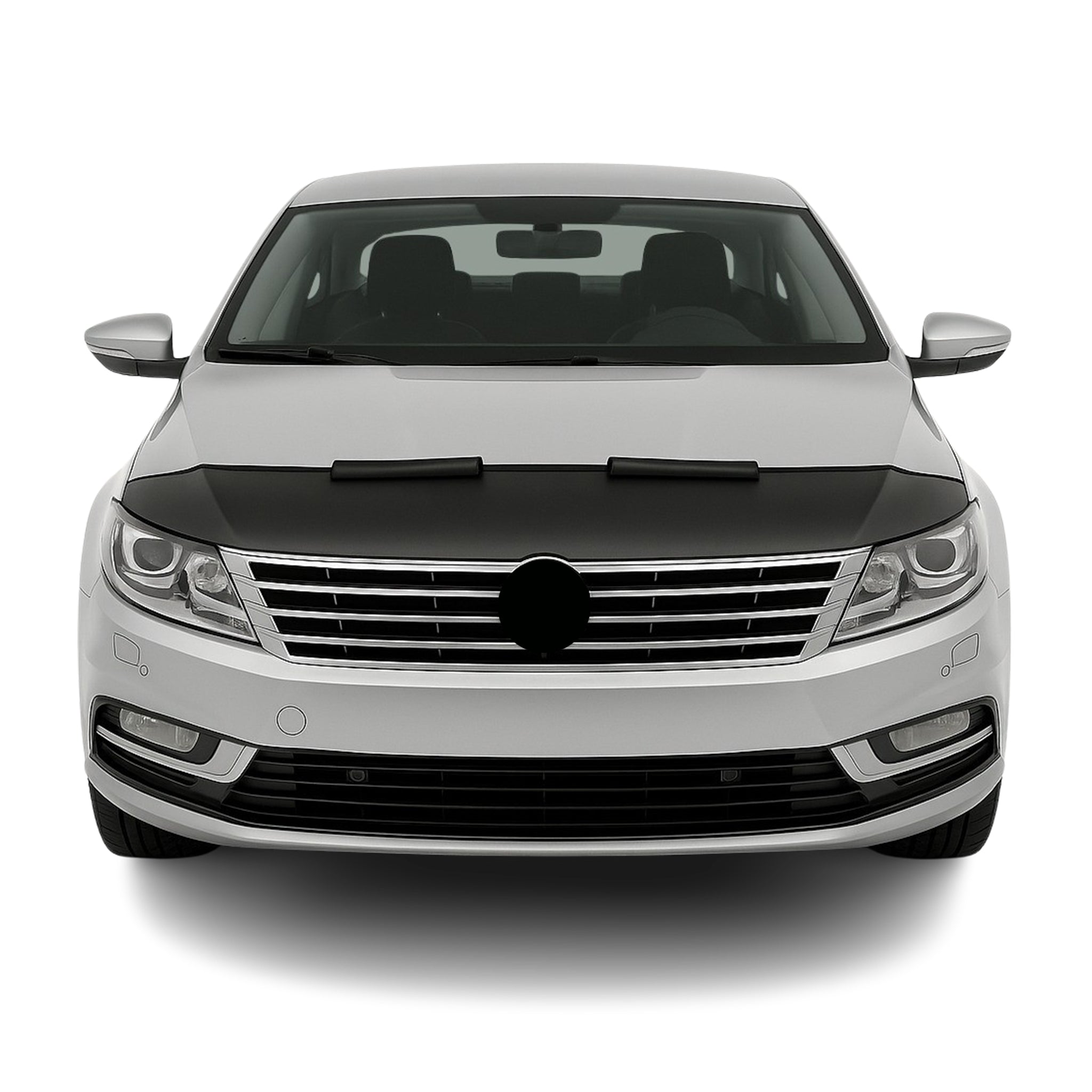 Haubenbra Steinschlagschutz Bonnet Bra für VW Passat CC 2008-2012 Schwarz Halb