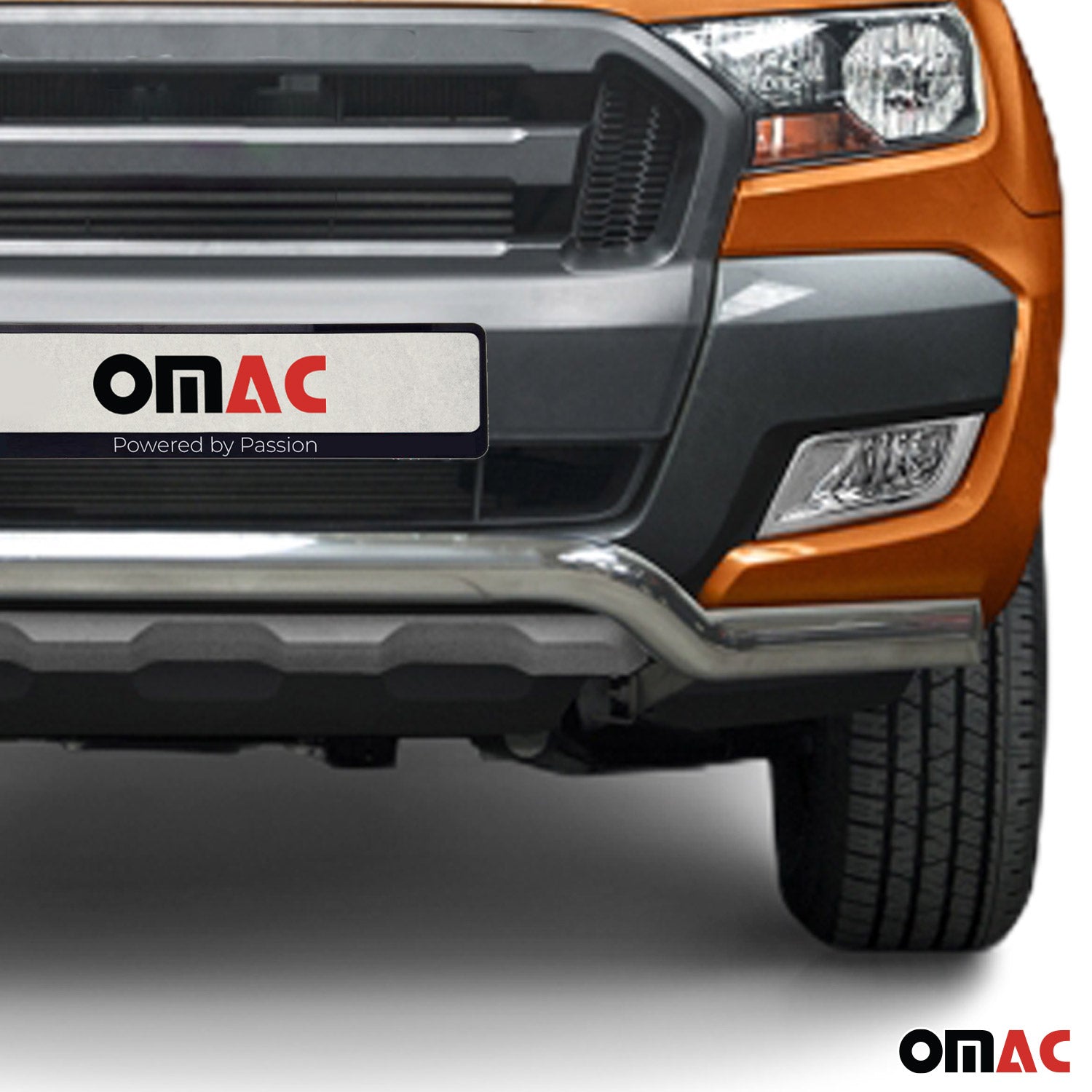 Frontbügel Frontschutzbügel für Ford Ranger 2016-2025 mit ABE Stahl Silber