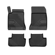 Fußmatten Gummimatten für Mercedes-Benz A-Klasse W176 2012-2018 Schwarz 4 Teile