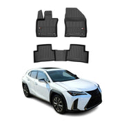 OMAC Gummi Fußmatten für Lexus UX 2019-2026 Premium TPE 3D Automatten Schwarz 4x