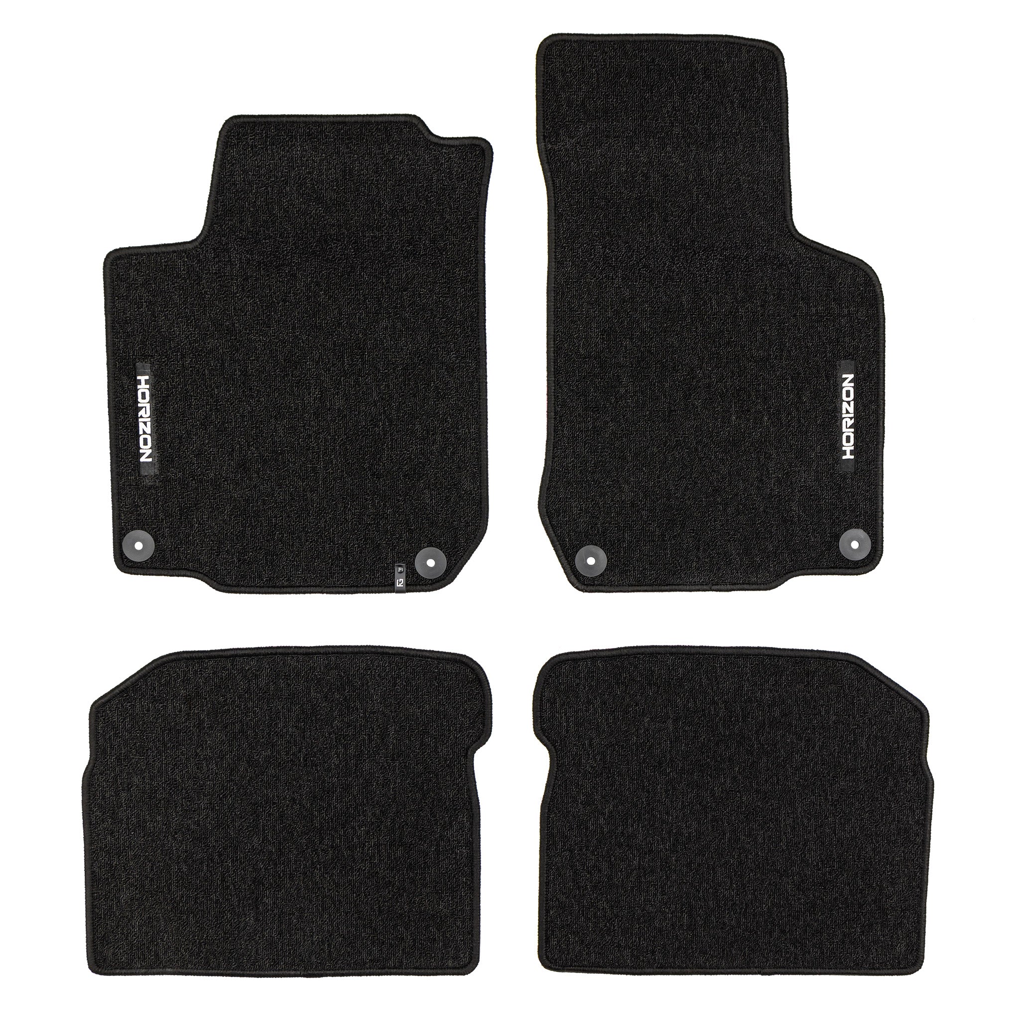 Velours Fußmatten für VW Golf mk4 1997-2006 / Bora 1998-2005 Schwarz 4 teile