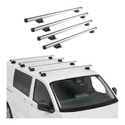 Dachträger für Opel Movano C 2021-2026 H1+H2 4-Träger Aluminium Silber