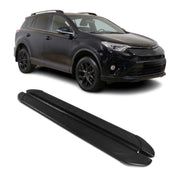 Seitenschweller Trittbretter für Toyota RAV4 Hybrid 2019-2025 Schwarz 2 tlg