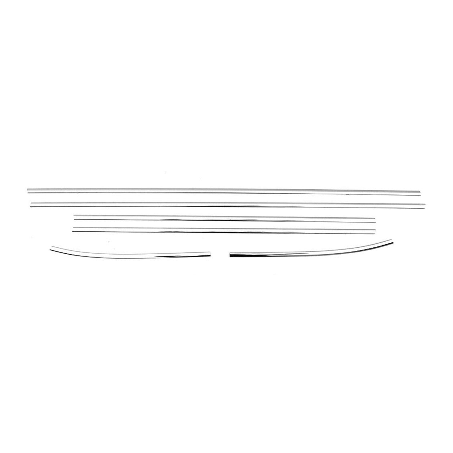 Fensterleisten Zierleisten für Hyundai i10 2011-2013 Edelstahl Chrom 6tlg