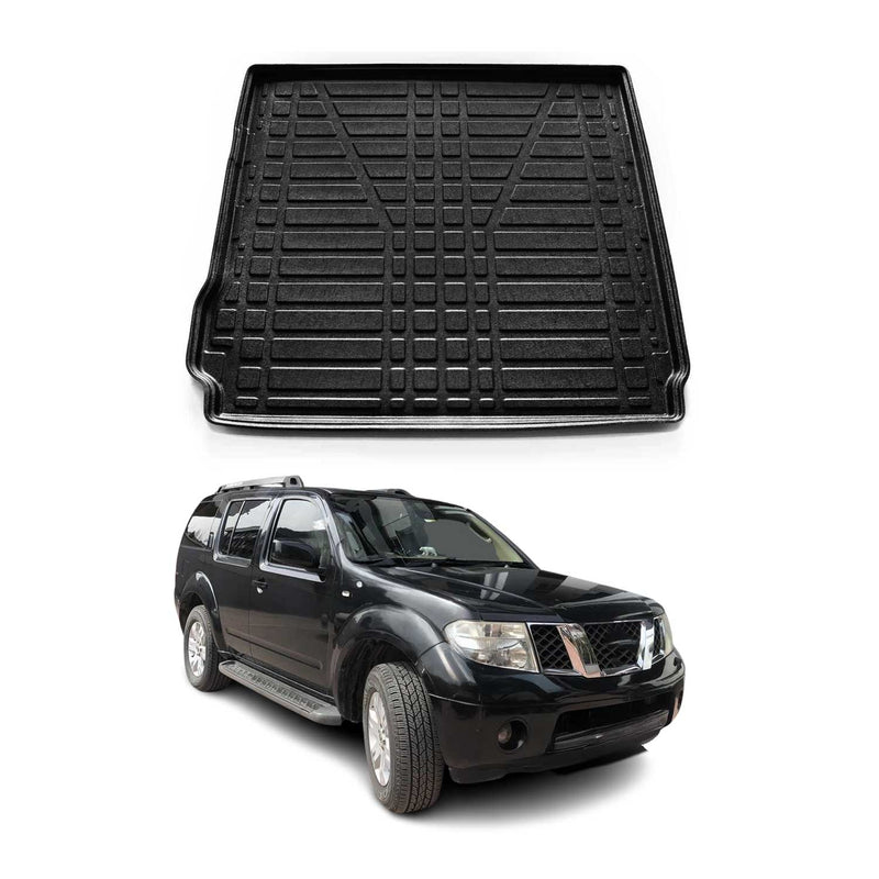 Kofferraumwanne Laderaumwanne für Nissan Pathfinder 2005-2021 Gummi TPE Schwarz