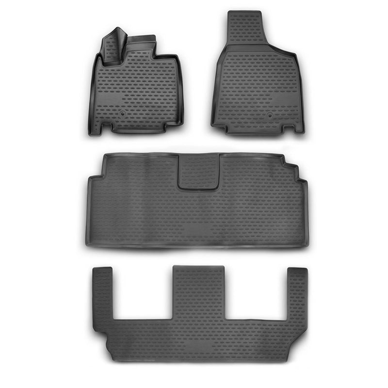 2008-2020 Dodge Grand Caravan/Voyager OMAC Gummimatten Fußmatten TPE Schwarz 4x