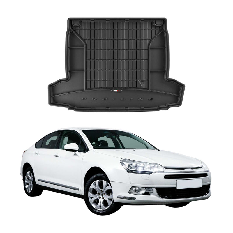 OMAC Gummi Kofferraumwanne für Citroen C5 2008-2017 TPE Laderaumwanne Schwarz