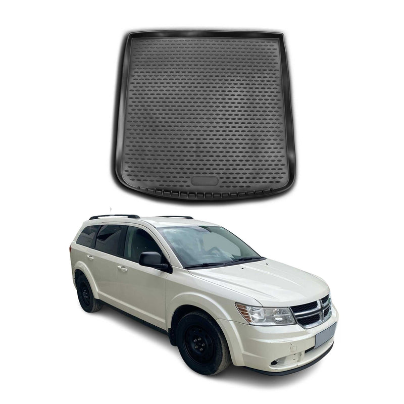 Kofferraummatte Kofferraumwanne für Dodge Journey 2008-2024 Obere Gummi TPE