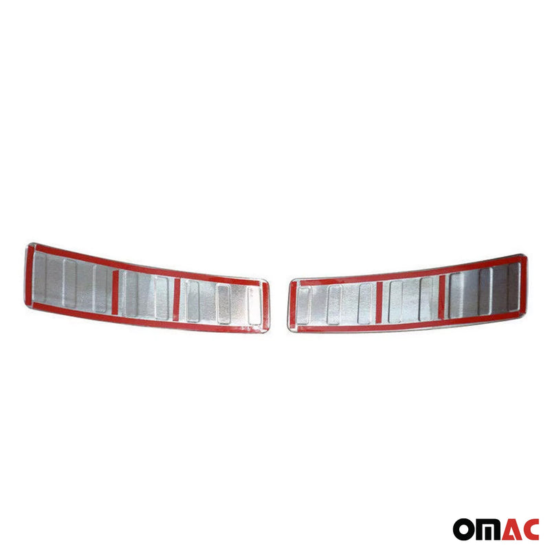 Innen Ladekantenschutz Stoßstange für Land Rover Discovery Sport Chrom Dunkel 2x