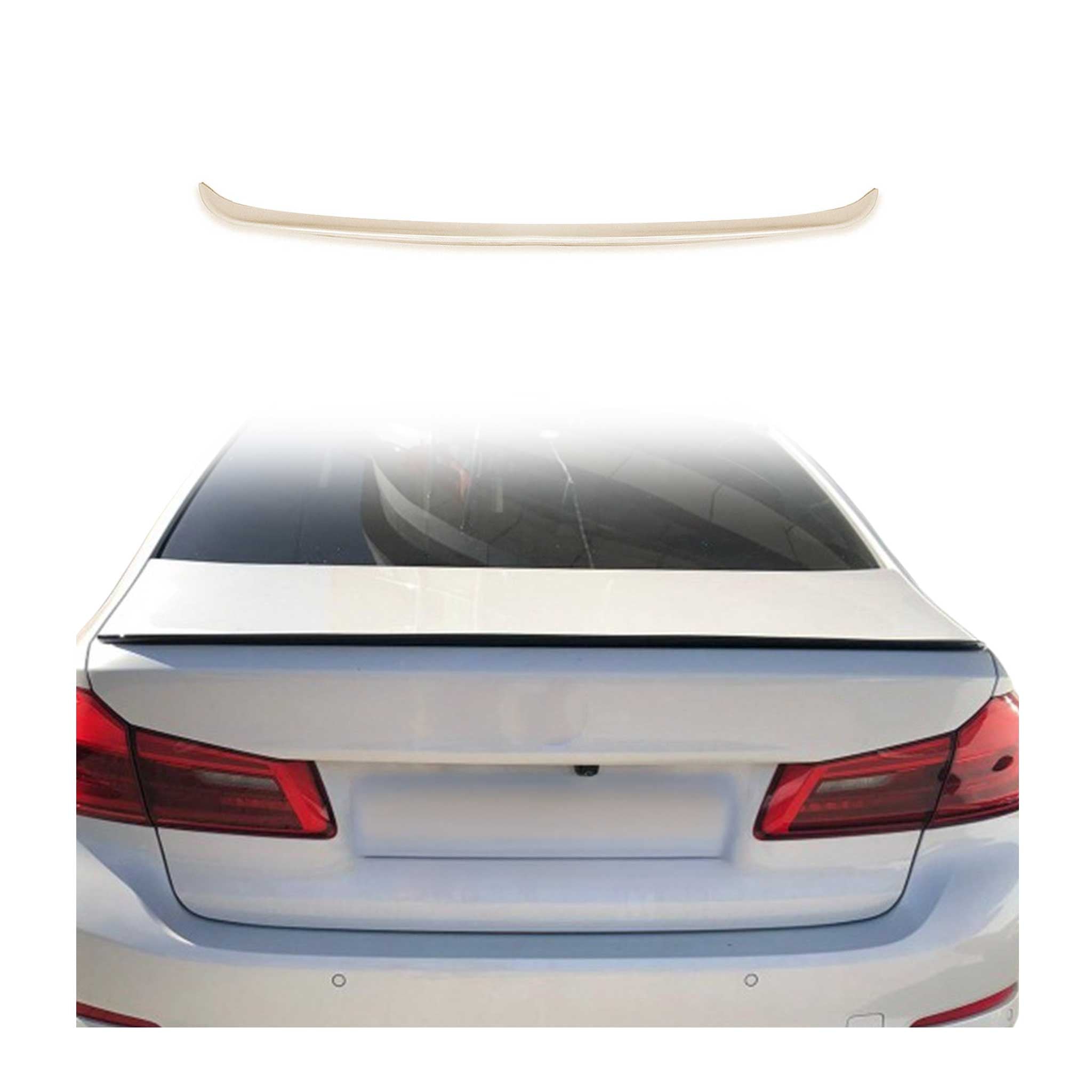 Heckspoiler Dachspoiler Hecklippe für BMW 5er G30 2016-2022 ABS Grundiert 1tlg