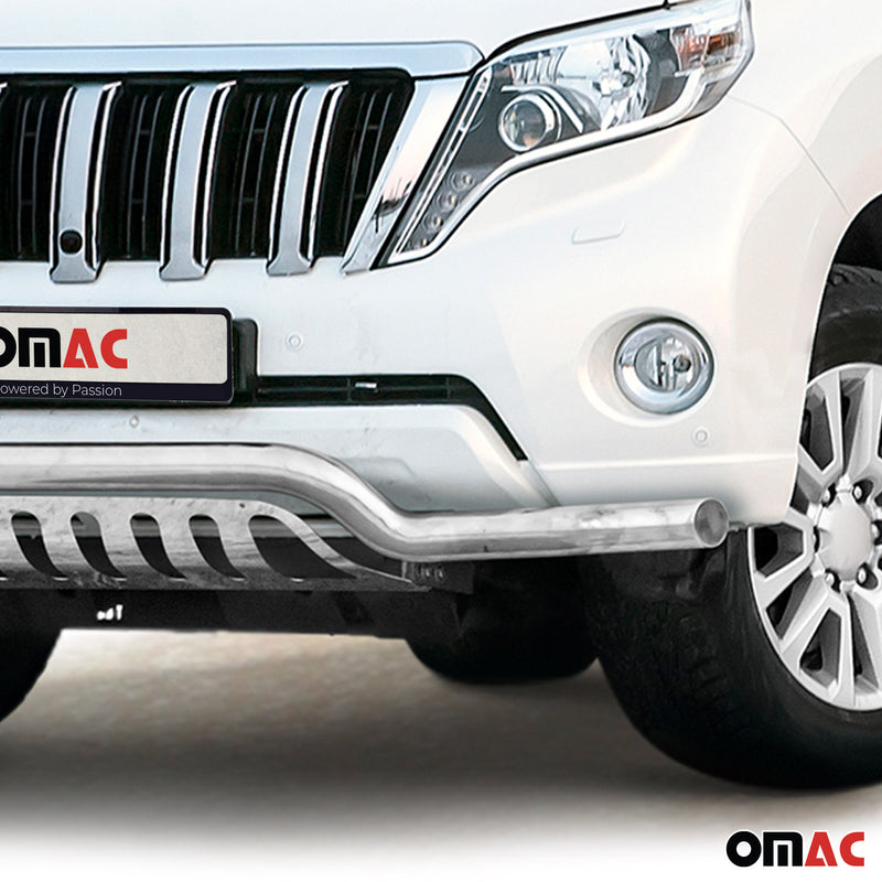 Frontbügelschutz Frontschutzbügel für Toyota Land Cruiser 150 2013-17 Grau ABE