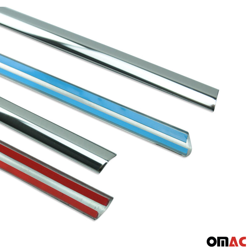 Fensterleisten Zierleisten für Renault Captur 2013-2025 Edelstahl Chrom 4tlg