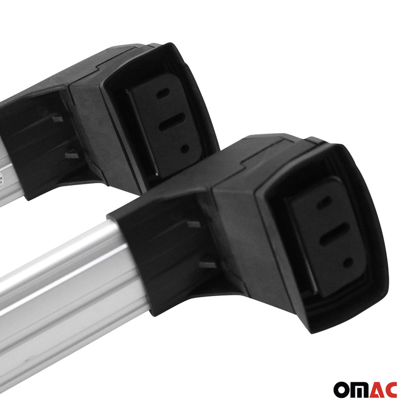 Dachträger Grundtäger für VW Caddy 2004-2015 75kg Aluminium Grau 2tlg