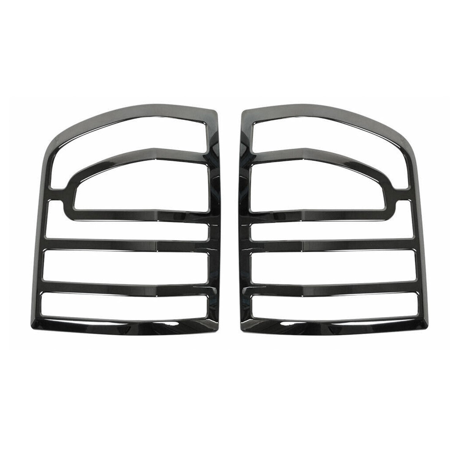 Stop Licht Rahmen für VW T5 Caravelle Multivan 2009-2015 Schwarz Abs Chrom