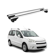 Dachträger Grundträger für Citroen Berlingo 2008-2018 TÜV Aluminium Schwarz 2tlg