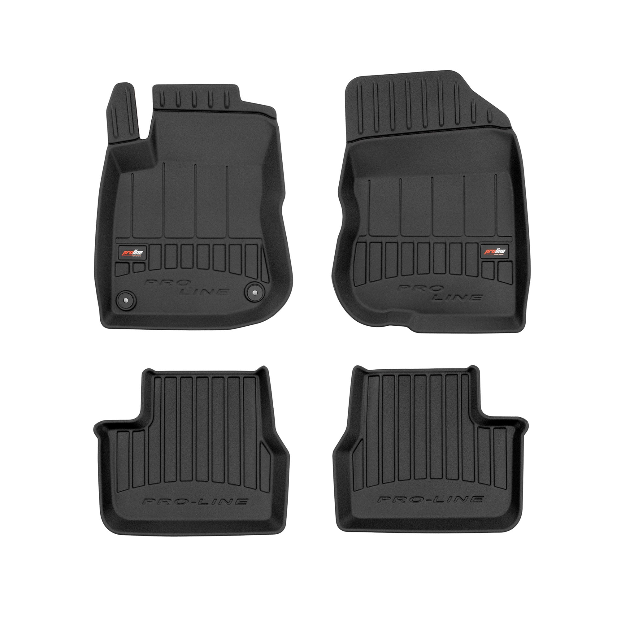 OMAC Gummi Fußmatten für Peugeot 2008 2013-2019 Premium TPE Automatten 4tlg